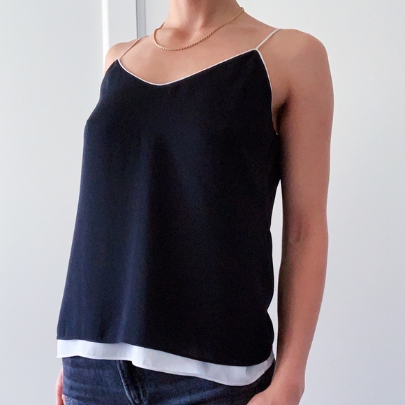 3️⃣for$25 Lord & Taylor two-tone cami blouse 🔲🔳▪️ - Picture 8 of 9